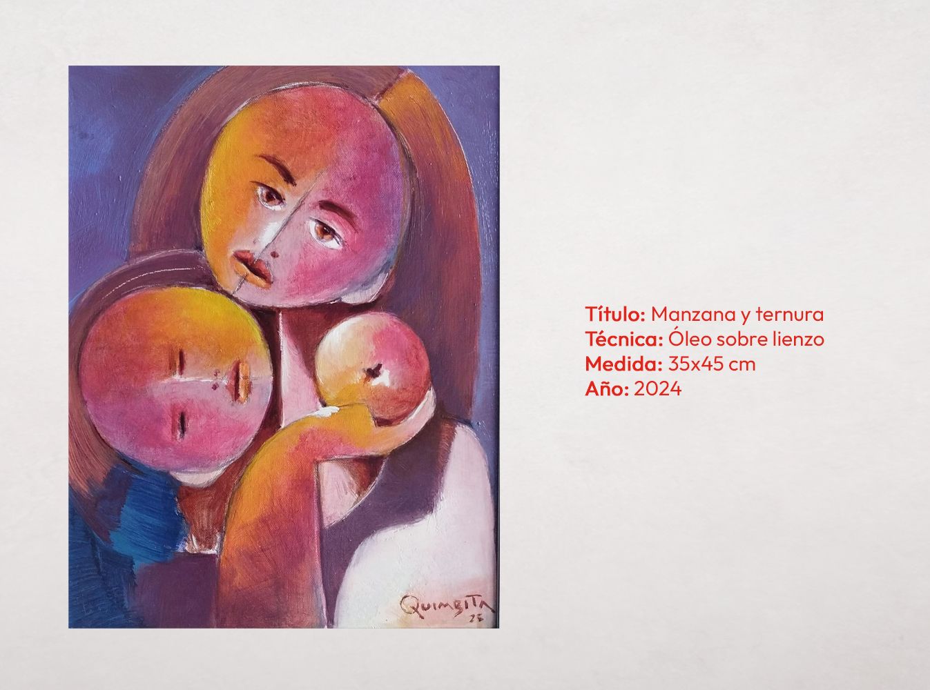 Manzana y ternura quimbita