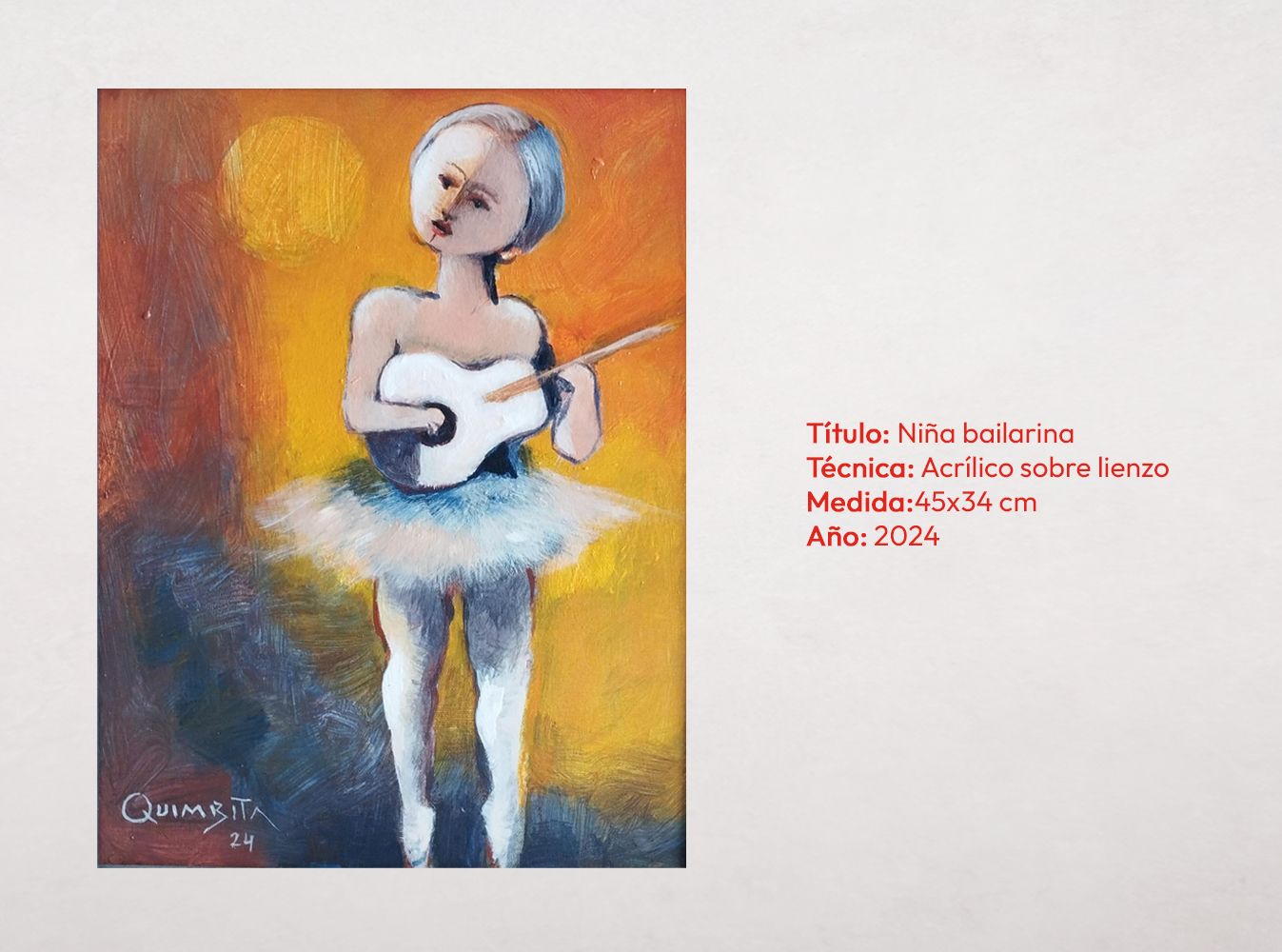 Niña bailarina quimbita