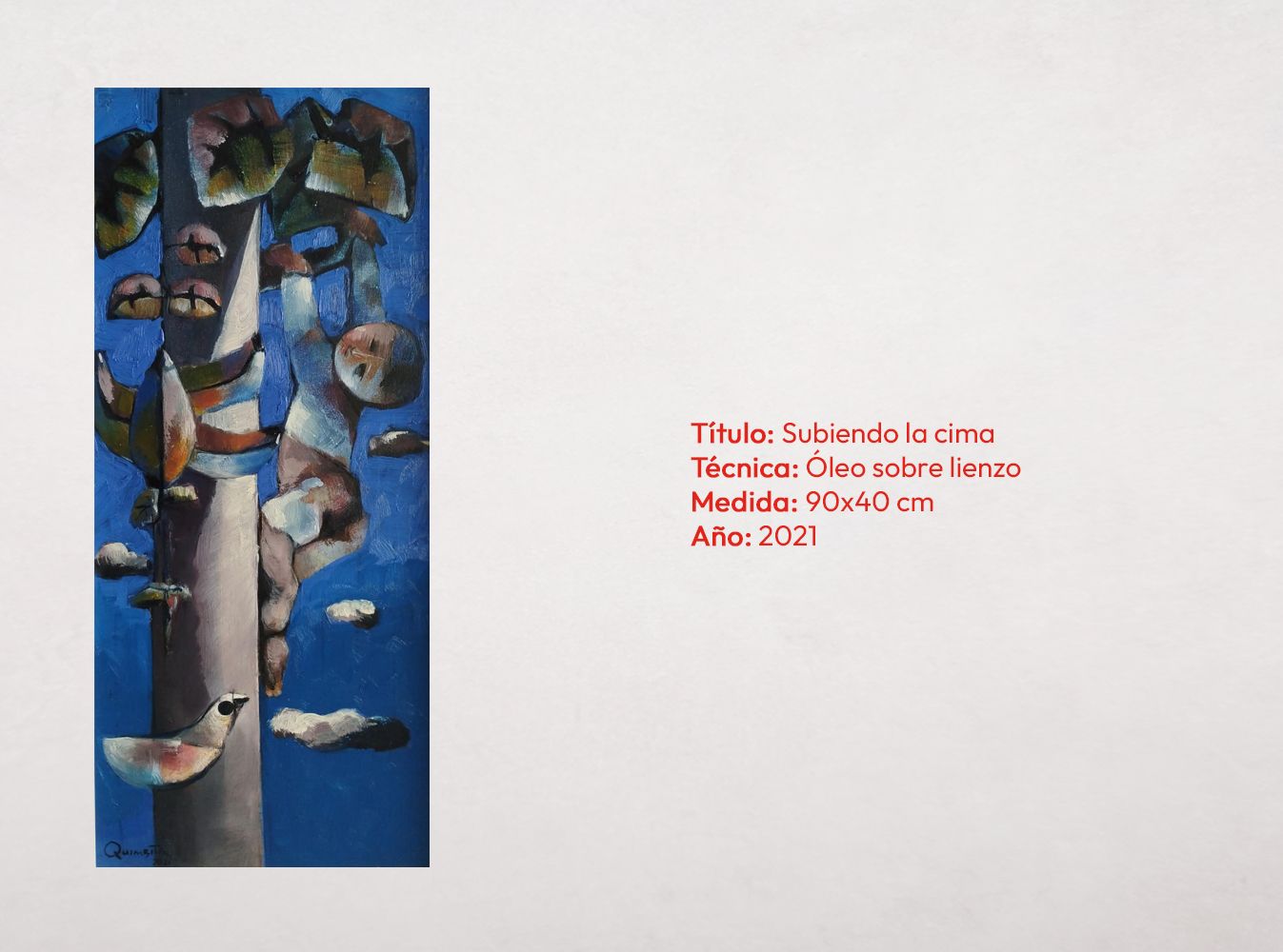 Subiendo la cima quimbita